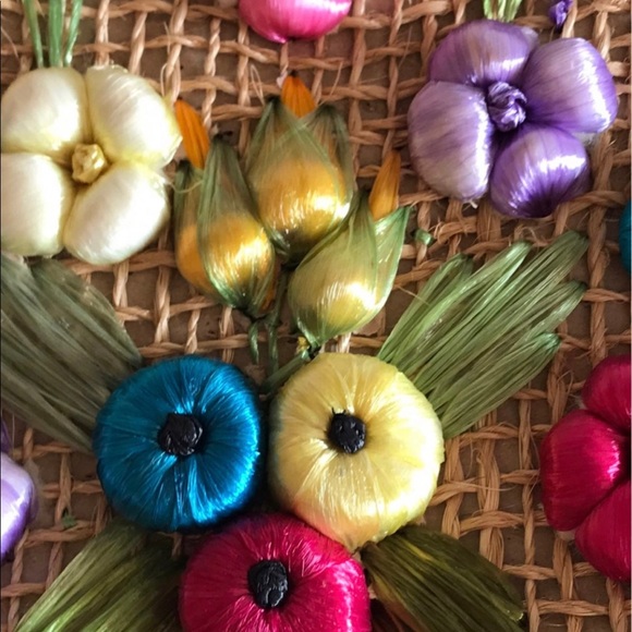 Vintage Beautiful Straw BAG .Size 15.5”/11” - Picture 3 of 5